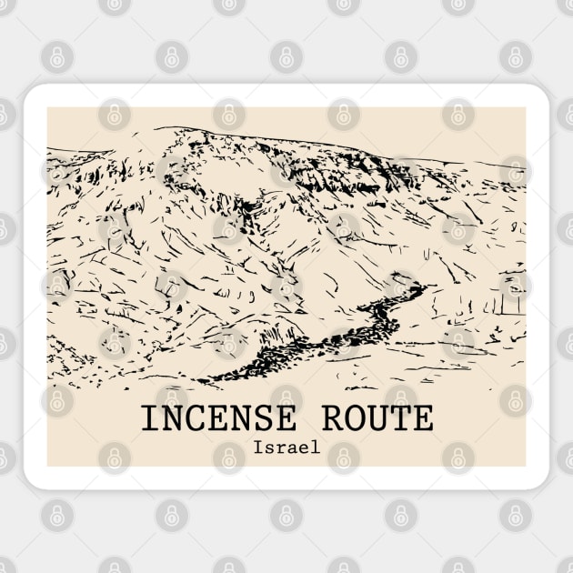 Incense Route - Israel Magnet by Lakeric